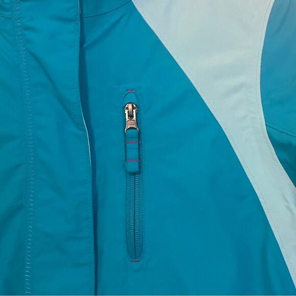Lands’ End Turquoise Parka Jacket Size Large‎ 14 - Picture 5 of 11